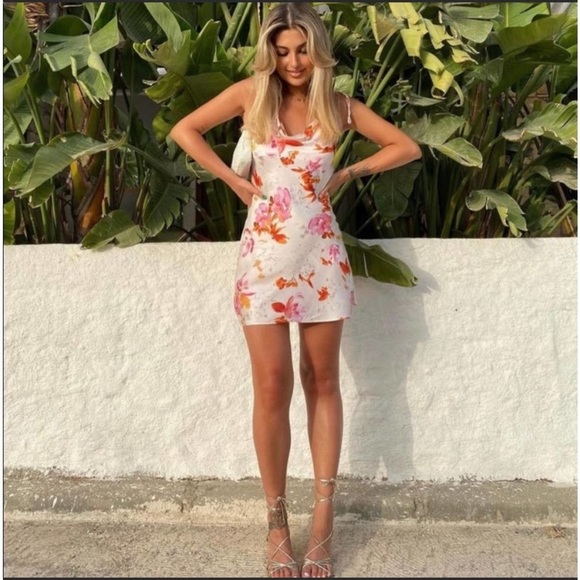 Zara | Floral Slip Dress - Picture 9 of 9